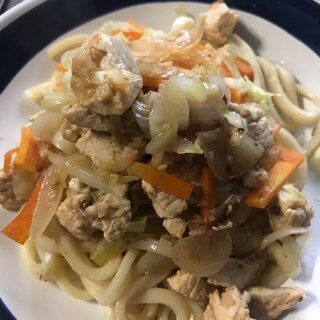 味噌煮込み風焼きうどん